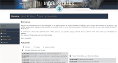 Desktop Screenshot of infos-reseaux.com