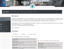 Tablet Screenshot of infos-reseaux.com